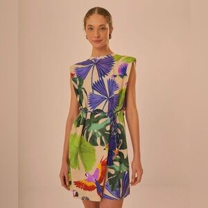 NWT FARM Rio Organic Cotton Jungle Tshirt Dress